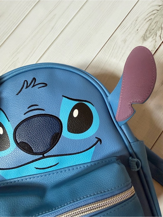 Disney Blue Stitch Face Mini Backpack main image 6